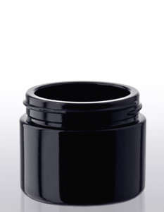 Violettglas - Kosmetikdose mit Deckel - 50 ml