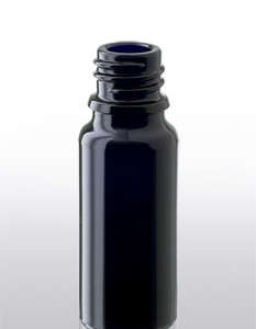 Violettglas - Flasche mit Tropfverschluss - 10 ml