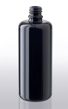 Violettglas - Flasche mit Tropfverschluss - 100 ml