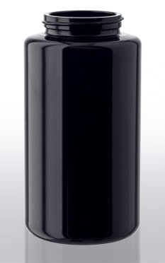 Violettglas - Weithalsdose mit Deckel - 300 ml